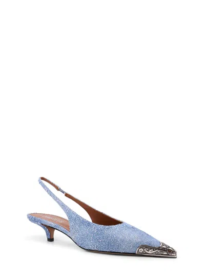 Paris Texas Shoes With Blue Heel