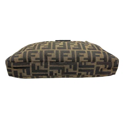 Pre-owned Fendi Brown Canvas Shoulder Bag ()