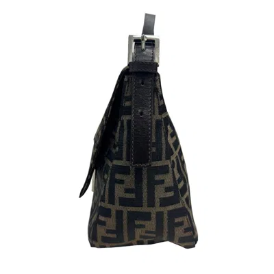 Pre-owned Fendi Brown Canvas Shoulder Bag ()