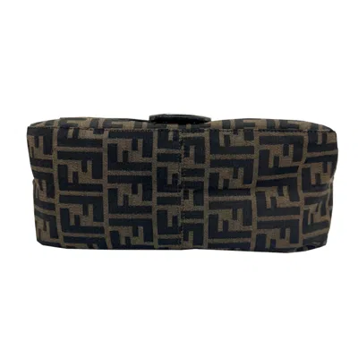 Pre-owned Fendi Brown Canvas Shoulder Bag ()