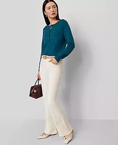 Ann Taylor The Boot Jean In White