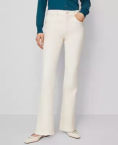 Ann Taylor The Boot Jean In White