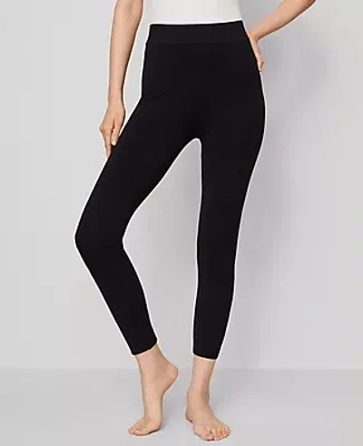 Ann Taylor 7/8 Basic Leggings In Black
