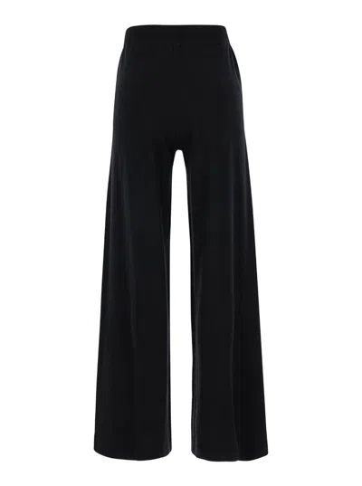 P.a.r.o.s.h Black Relaxed Pants With Drawstring