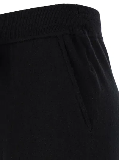 P.a.r.o.s.h Black Relaxed Pants With Drawstring