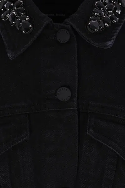 Simone Rocha Coats In Black