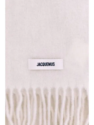 Jacquemus Fringed Scarf In White