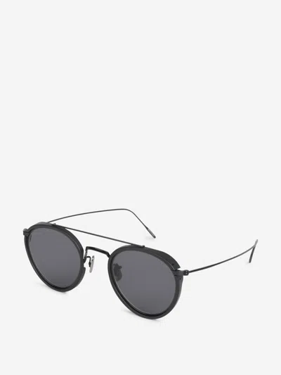 Eyevan Aviator Sunglasses 762 In Gray