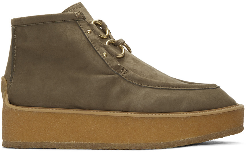 stella mccartney brown platform boots