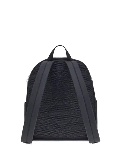 Burberry Black Backpack With Spacious Design And Padded Straps