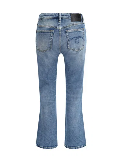 R13 Kick Fit Pants In Blue