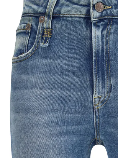 R13 Kick Fit Pants In Blue