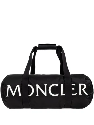 Moncler Duddle Gym Weekend Bag In Black
