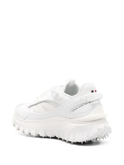 Moncler Waterproof Trailgrip Gtx Sneakers With Carbon Fiber In White