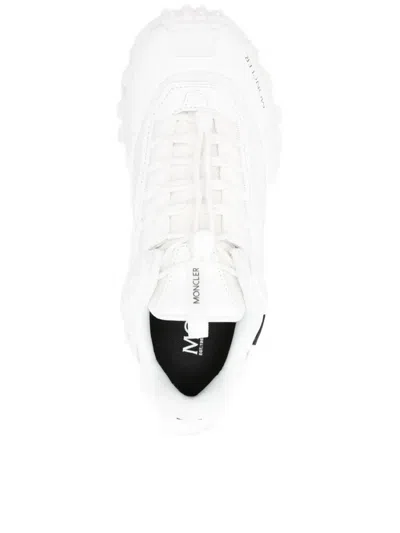 Moncler Waterproof Trailgrip Gtx Sneakers With Carbon Fiber In White