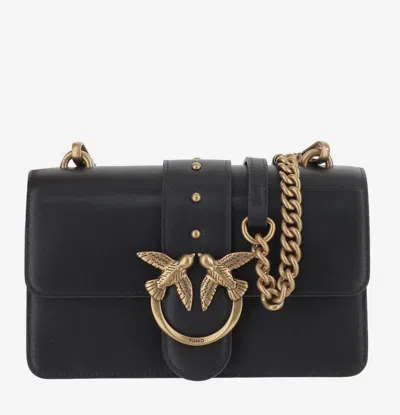 Pinko Love One Chain Shoulder Bag In Blue