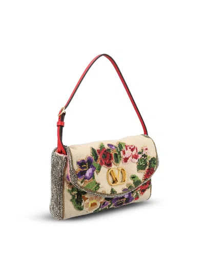 Valentino Garavani Garavani Vain Soft Embroidered Small Shoulder Bag Woman Multicolour Uni