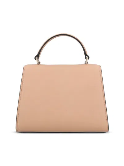 Valentino Small Calf Leather Embellished Vsling Top-handle Bag In Multi