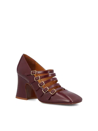 Chloé Chloe Janis 80 Multi-strap Leather Pumps