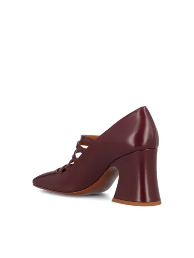 Chloé Chloe Janis 80 Multi-strap Leather Pumps