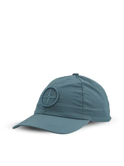 Stone Island Logo-patch Baseball Cap In Green