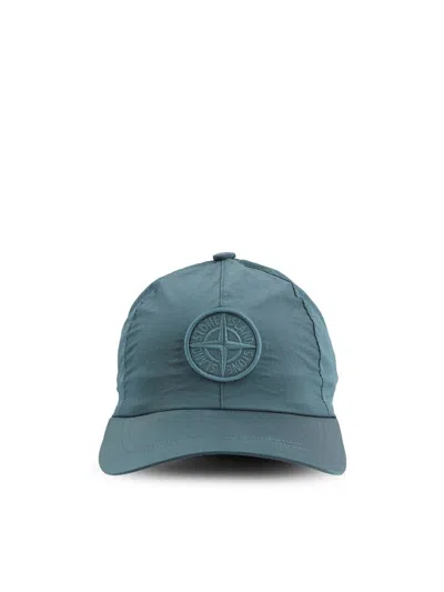 Stone Island Logo-patch Baseball Cap In Green