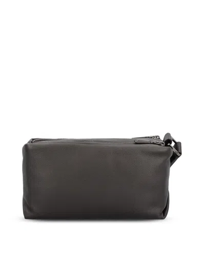 Zegna Leather Zip-fastening Clutch Bag