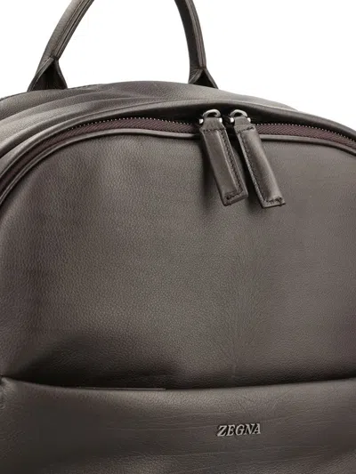 Zegna Secondskin Leather Backpack