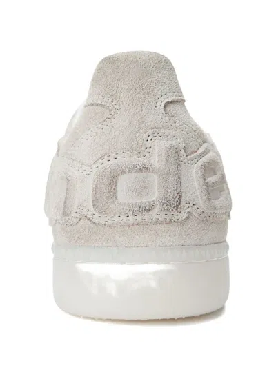 Alexander Wang White Leather Lex Sneakers In Neutral