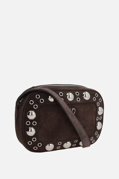 Valentino Garavani Nellcote Shoulder Bag In Brown