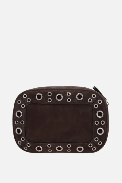 Valentino Garavani Nellcote Shoulder Bag In Brown