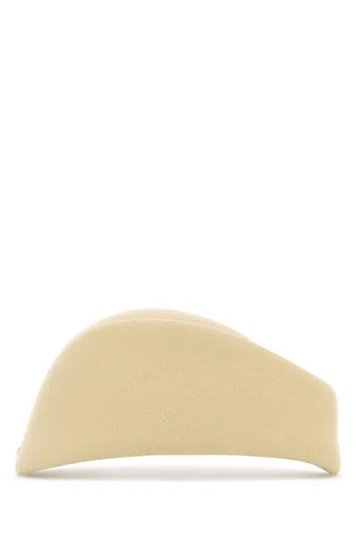 Valentino Garavani Vlogo Signature Hat In Cream Colour In Neutral