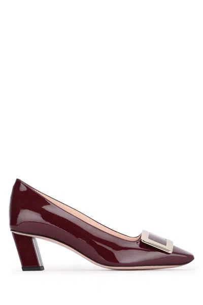 Roger Vivier 45mm Trompette Patent Leather Pumps In Multi