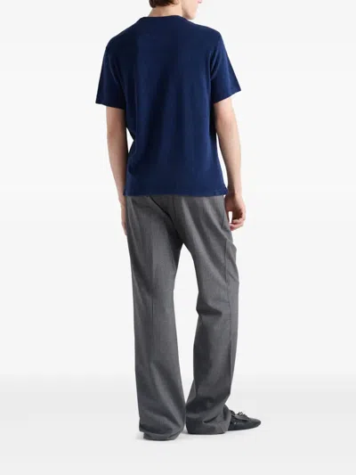 Prada T-shirt Aus Frottee