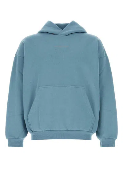 Balenciaga Back Reflective Hoodie Medium Fit In Grey Blue In Blue