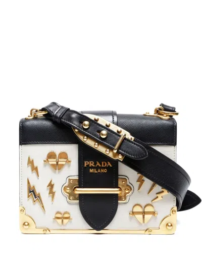 Pre-owned Prada 2015-2024 Cahier Shoulder Bag
