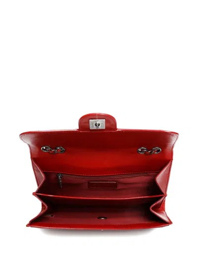 Pre-owned Chanel 2013-2014 Flap Shoulder Bag In Red