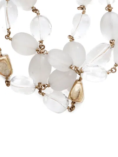 Pre-owned Ferragamo 1970-1980s Stone-detailing Bracelet In Gold
