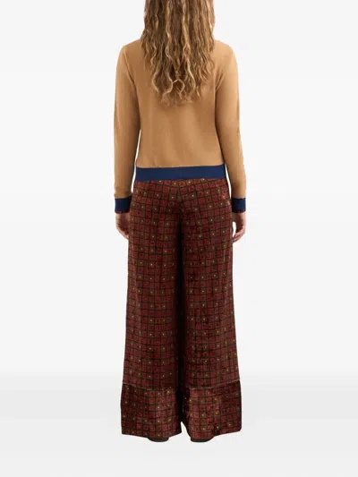 Pierre-louis Mascia Colour-block Panelled Cardigan In Nude
