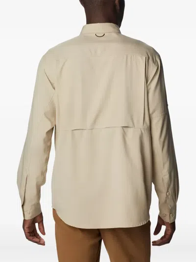 Columbia Long-sleeved Buttoned-down Shirt In Neutral