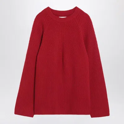 Loulou Studio Kara Burgundy Jumper In Red