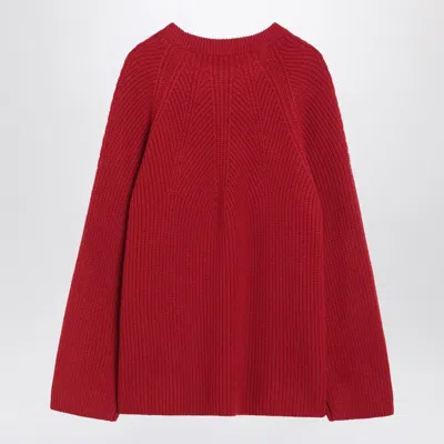 Loulou Studio Kara Burgundy Jumper In Red