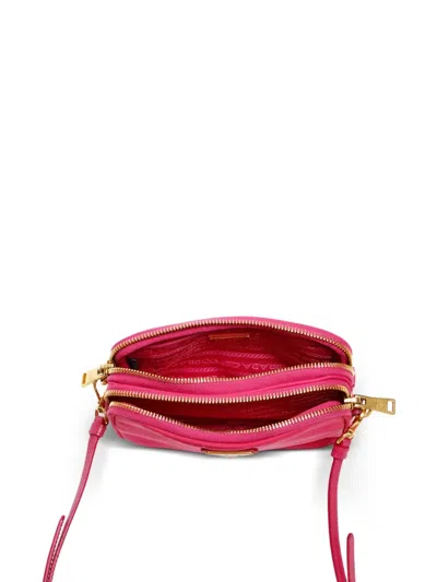 Pre-owned Prada 2010s Triangle-logo Shoulder Bag In Pink