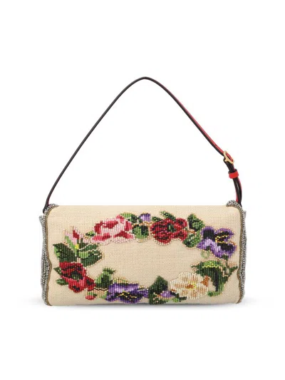 Valentino Garavani Garavani Vain Soft Embroidered Small Shoulder Bag Woman Multicolour Uni