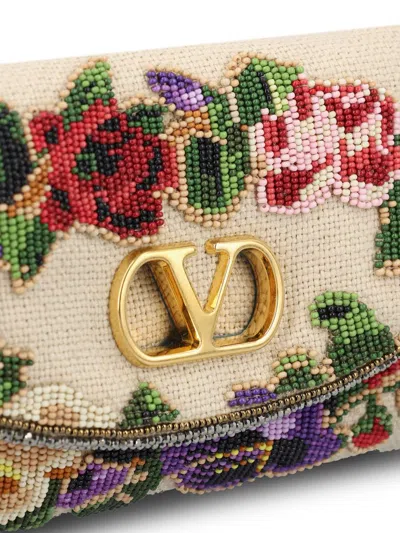 Valentino Garavani Garavani Vain Soft Embroidered Small Shoulder Bag Woman Multicolour Uni