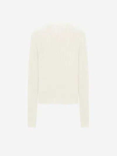 Dorothee Schumacher Linen Ribbed Cardigan