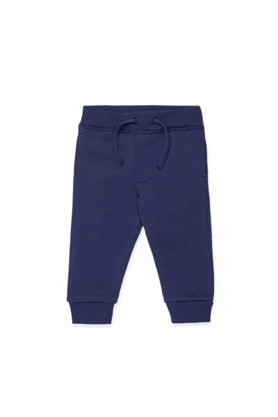 Dsquared2 Pantaloni Jogger In Felpa Con Logo Sport In Blue