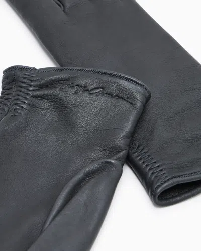 Giorgio Armani Lambskin Nappa Leather Gloves