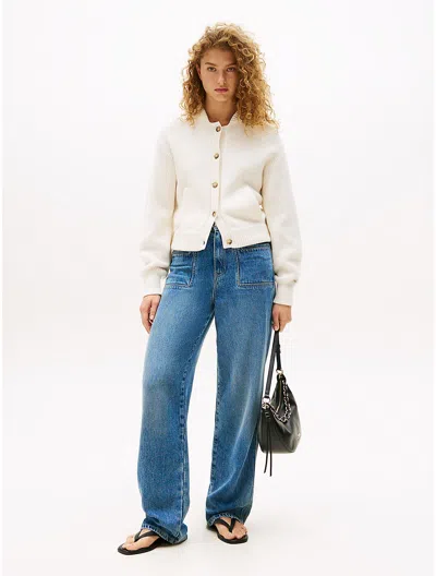 Tommy Hilfiger High Rise Relaxed Straight Jeans