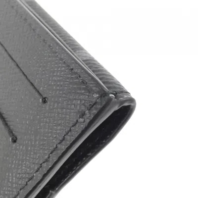 Pre-owned Louis Vuitton Monogram Eclipse Black Coated Canvas Coin Purse/coin Case ()